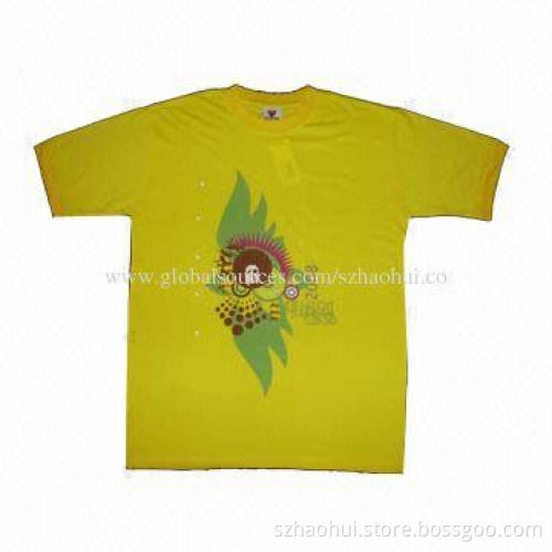Promotional t-shirt, made of 100% cotton single jersey, 180g